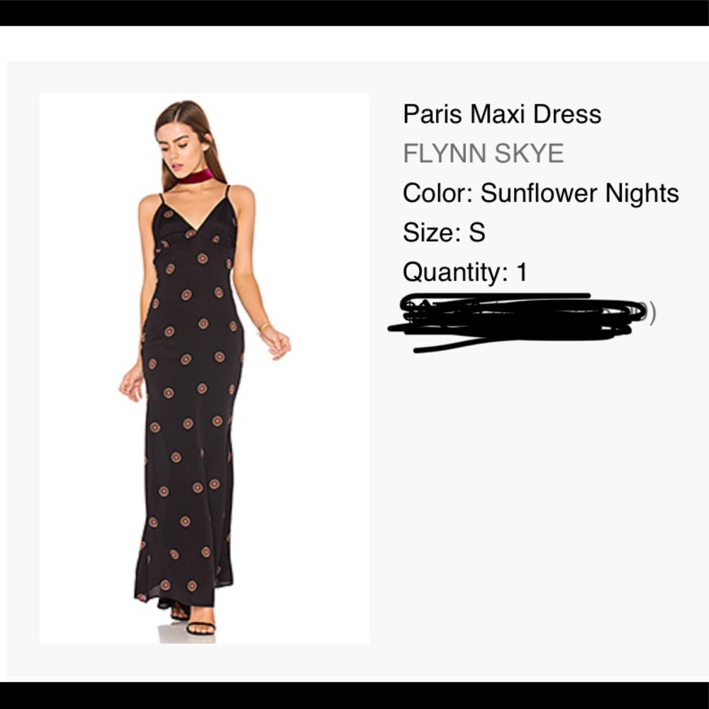 Flynn skye Paris maxi dress